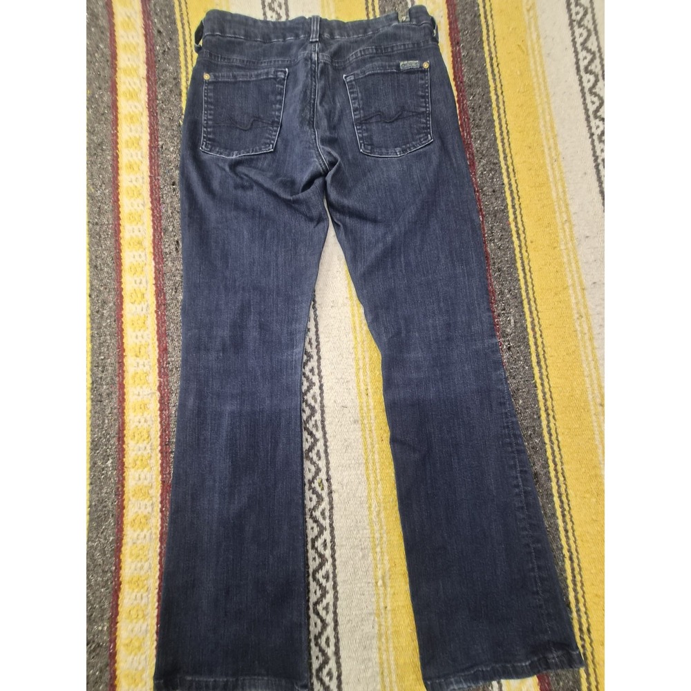7 For All Mankind Kimmie Bootcut Jeans - Women's Size 28 - Dark Wash - Picture 3 of 11